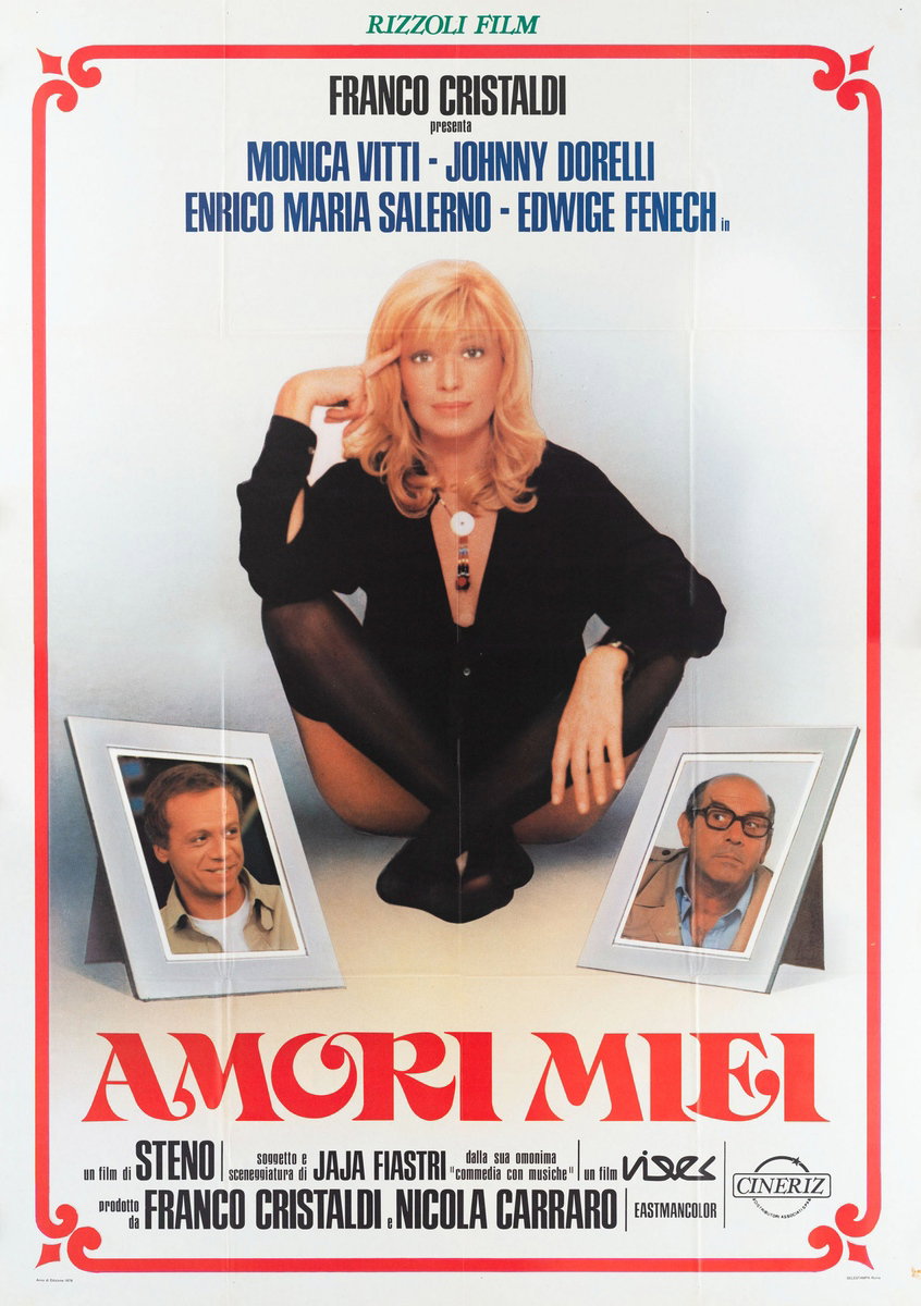 Manifesto 2 per il film Amori miei (1978)