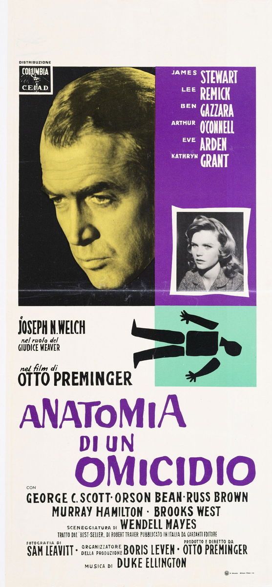 Anatomia di un omicidio - Locandina 1