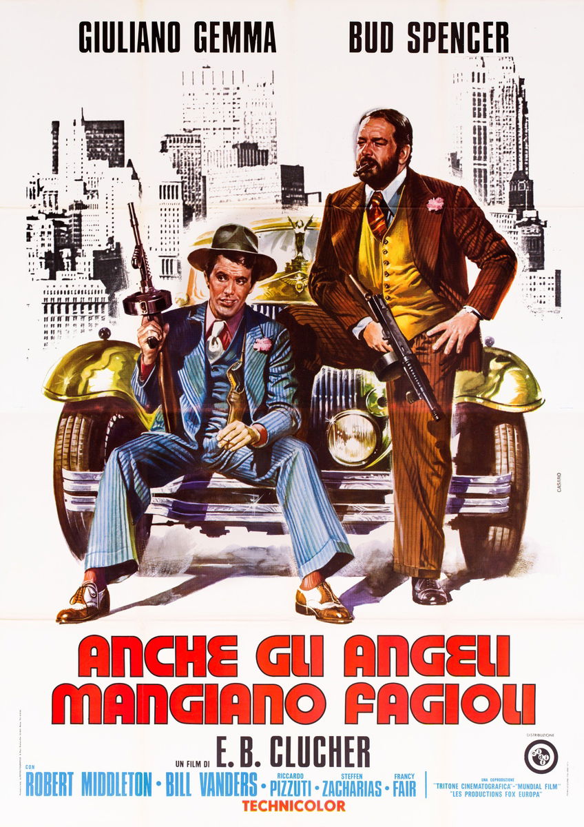 Anche gli angeli mangiano fagioli - Manifesto 1