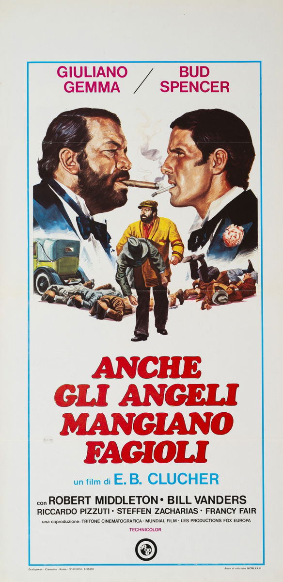 Anche gli angeli mangiano fagioli - Locandina 1