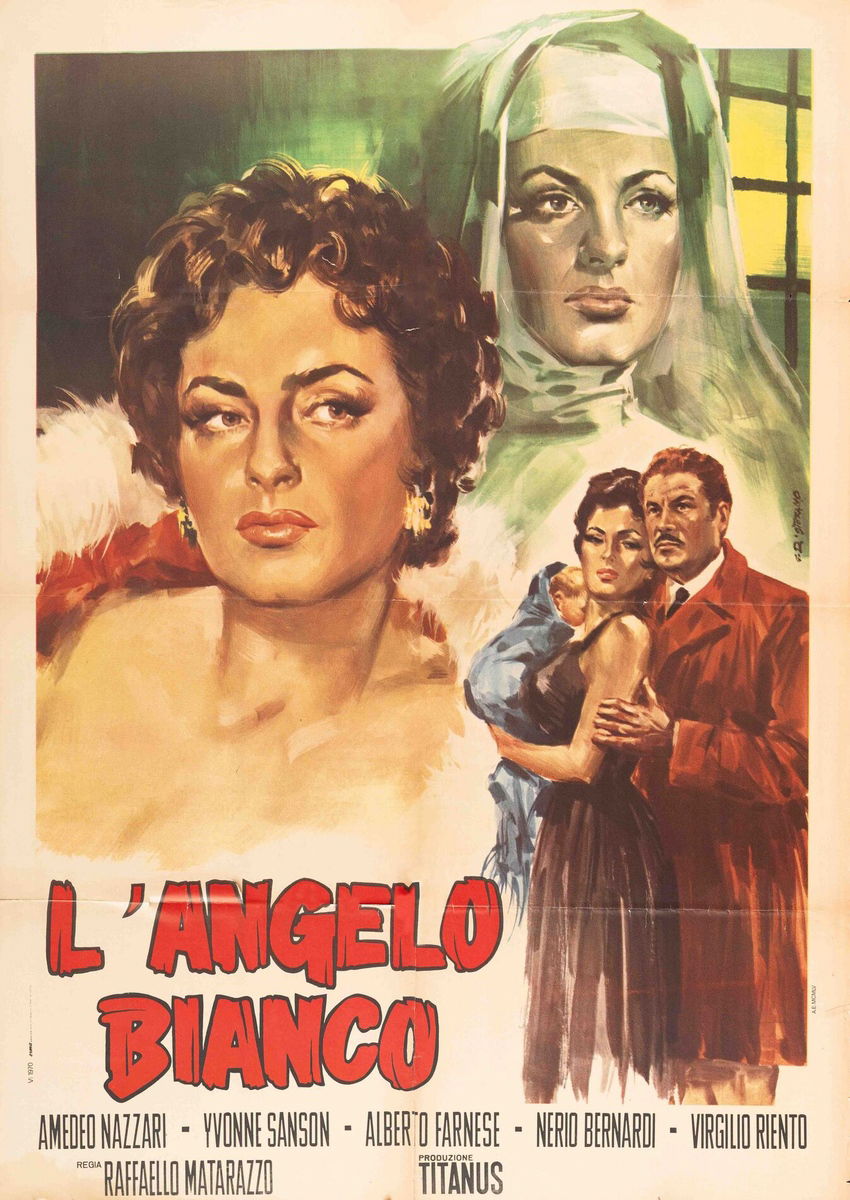 L'angelo bianco - Manifesto 1