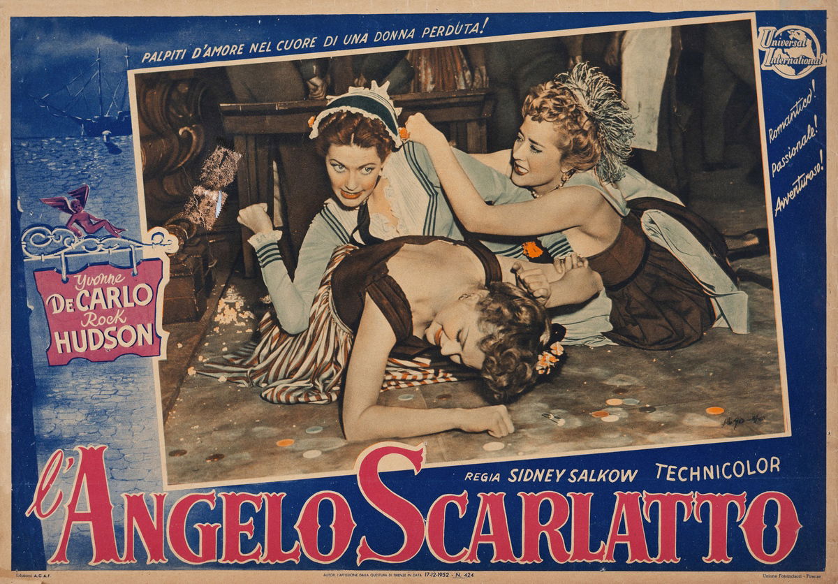 L'angelo scarlatto - Fotobusta 1