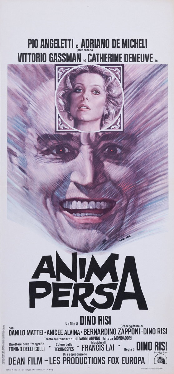 Locandina 2 per il film Anima persa (1977), dipinto da Piero Ermanno Iaia
