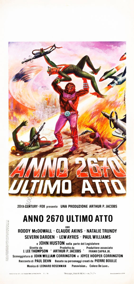 Battle for the Planet of the Apes - Lobby Card 1