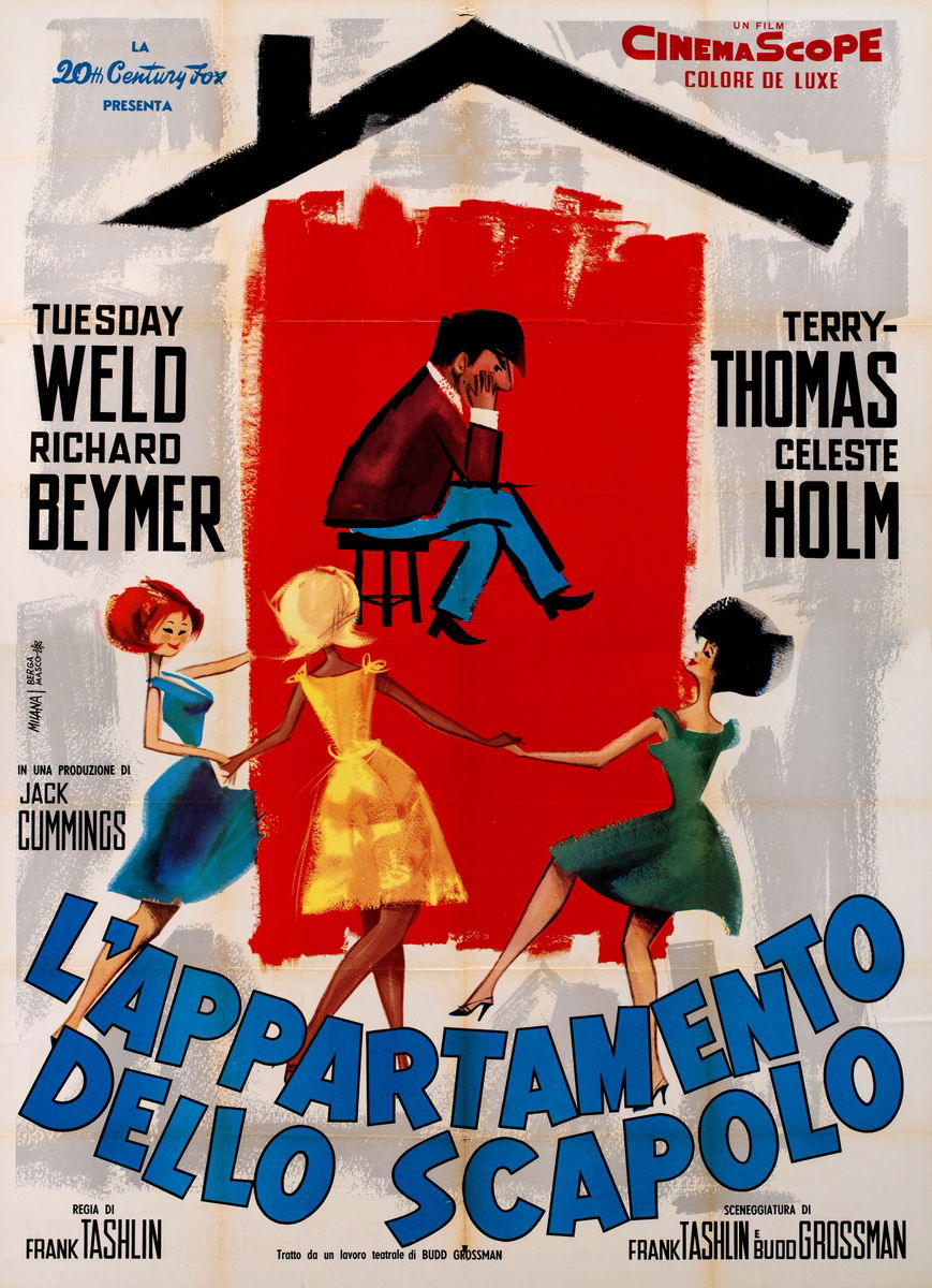 L'appartamento dello scapolo - Manifesto 1