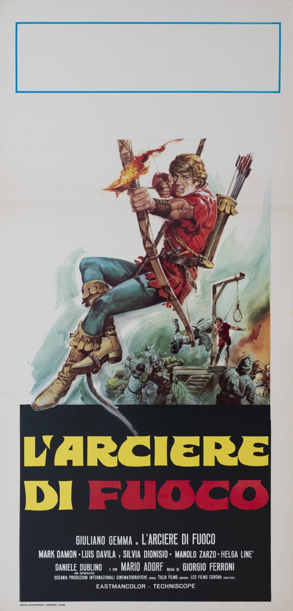 Locandina 2 per il film L'arciere di fuoco (1971)