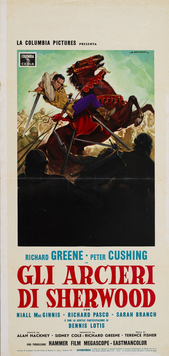 Locandina 2 per il film Gli arcieri di Sherwood (1960)