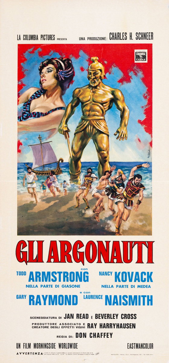 Locandina 2 per il film Gli Argonauti (1963), dipinto da Marcello Colizzi