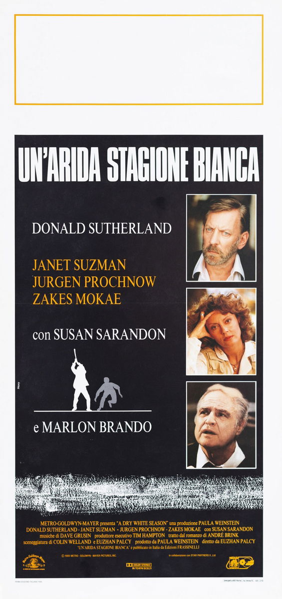 Un'arida stagione bianca - Locandina 1