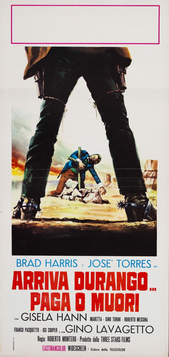 Durango Is Coming, Pay or Die - Lobby Card 1