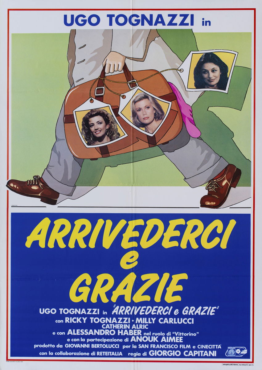 Arrivederci e grazie - Manifesto 1