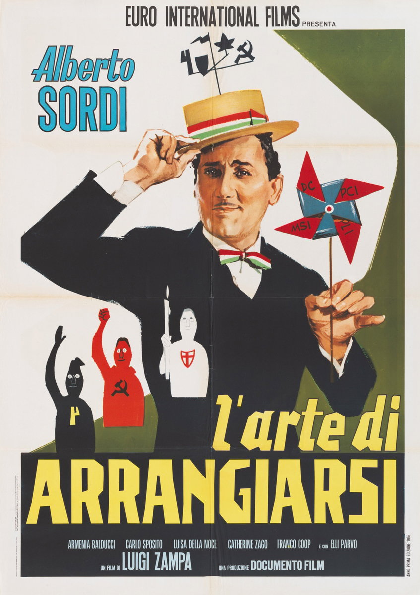 Manifesto 3 per il film L'arte di arrangiarsi (1954)