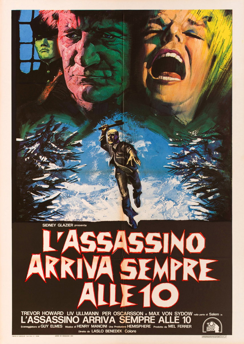 L'assassino arriva sempre alle 10 - Manifesto 1