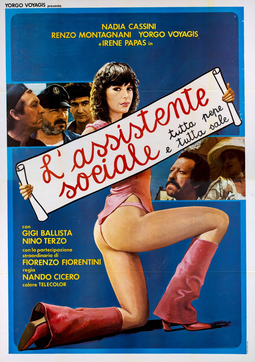 L'assistente sociale tutto pepe... - Manifesto 1