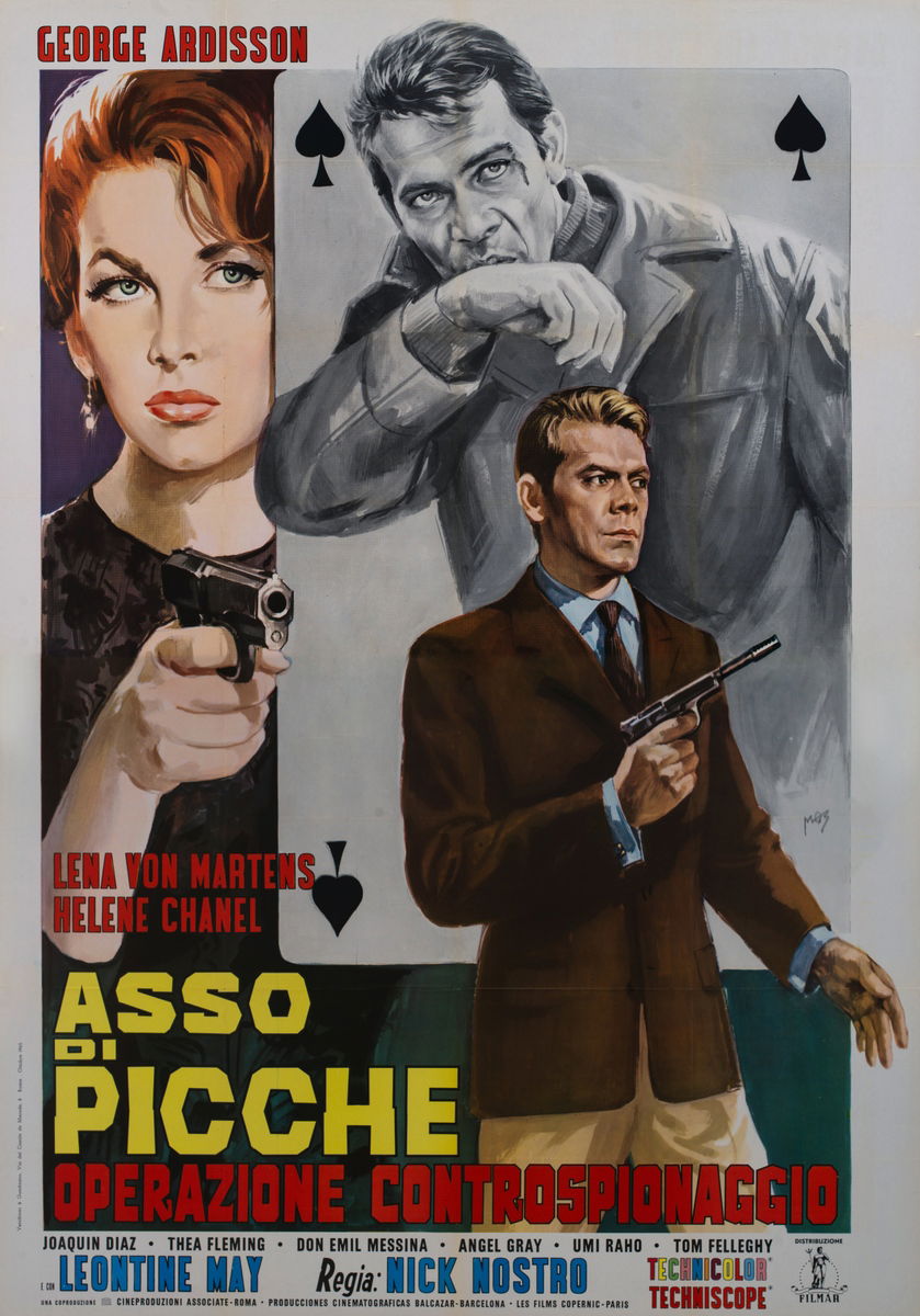 Asso di Picche: Operazione Controspionaggio - Manifesto 1