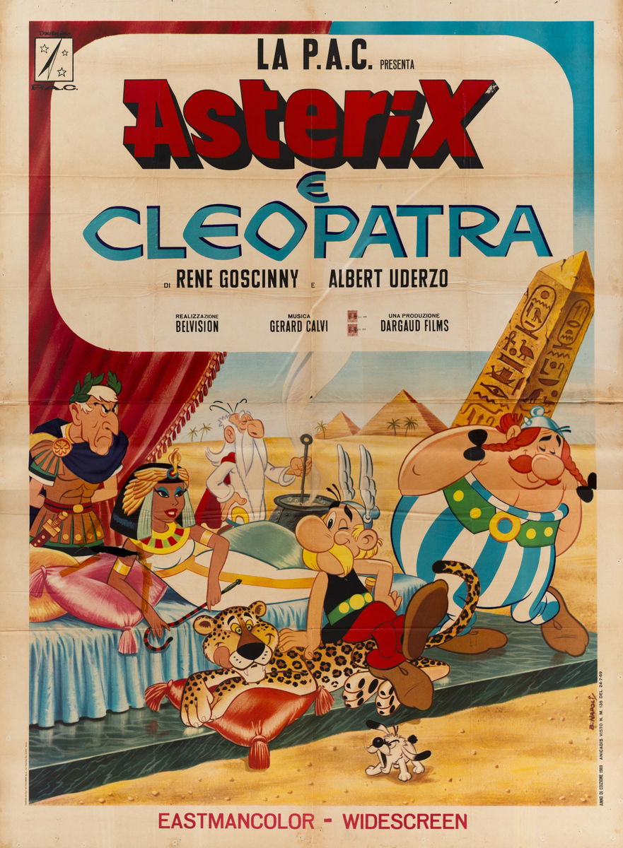Asterix e Cleopatra - Manifesto 1