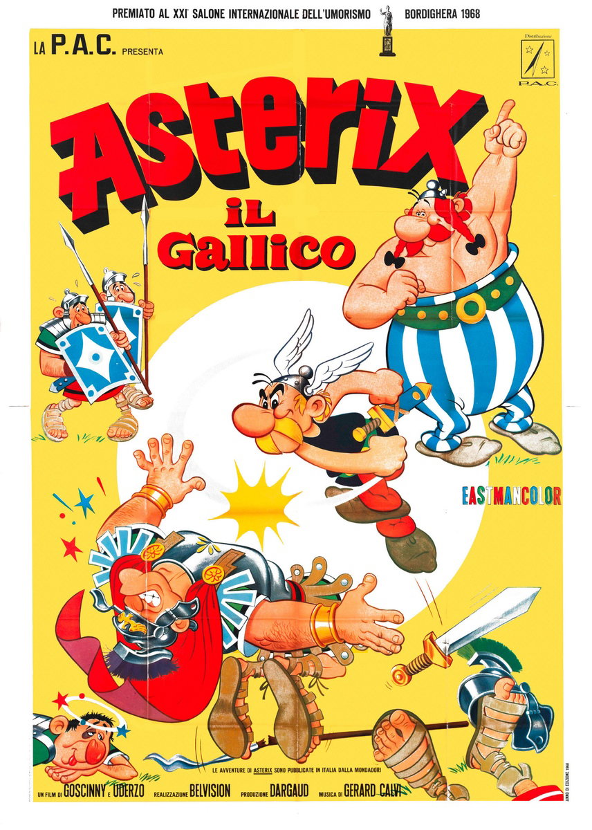 Manifesto 2 per il film Asterix il gallico (1967)
