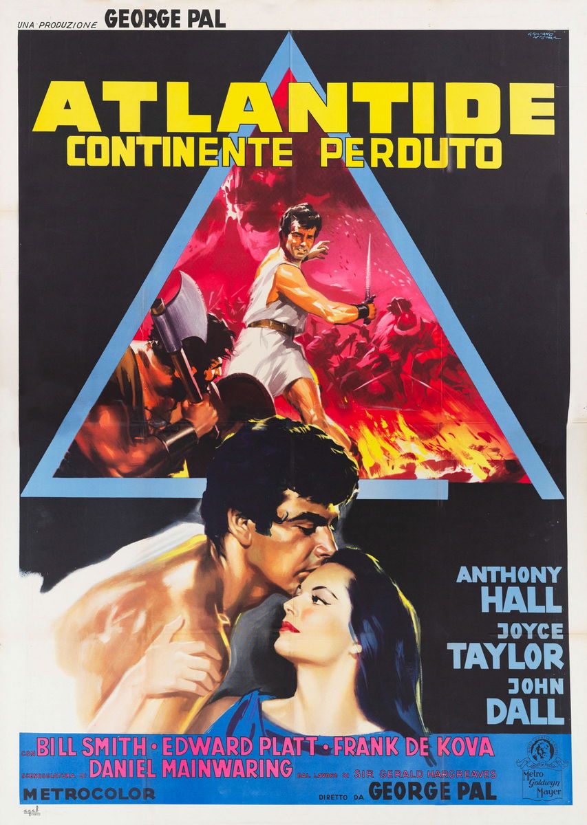 Atlantide, il continente perduto - Manifesto 1