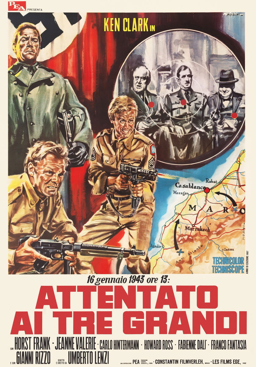 Attentato ai tre grandi - Manifesto 1