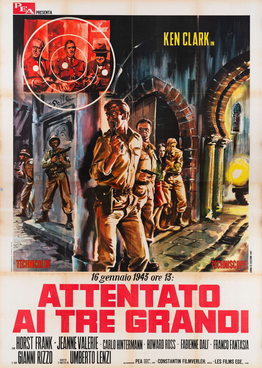Poster 2 for the film Desert Commandos (1967), painted by Basilio Morini