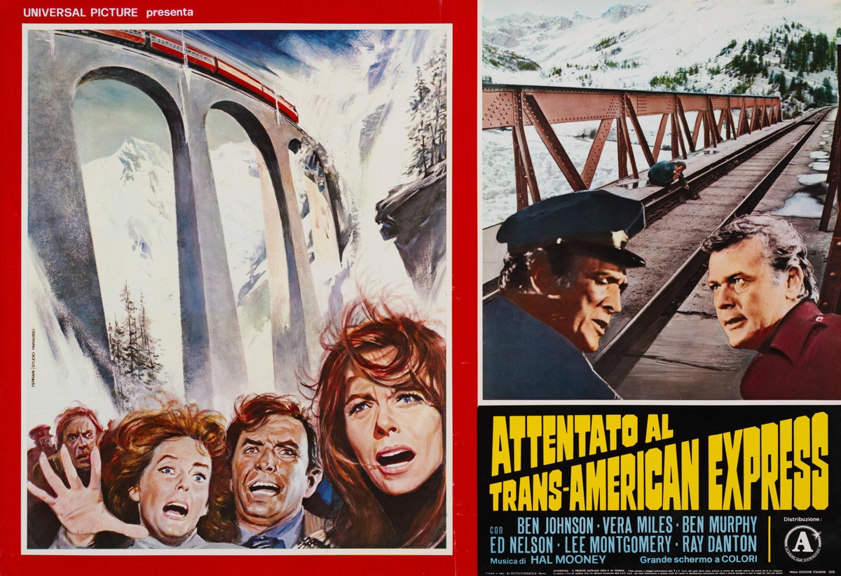 Fotobusta 2 per il film Attentato al Trans American Express (1973)