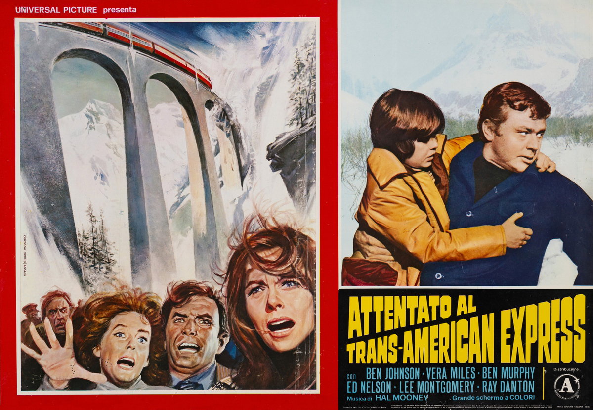 Fotobusta 3 per il film Attentato al Trans American Express (1973)