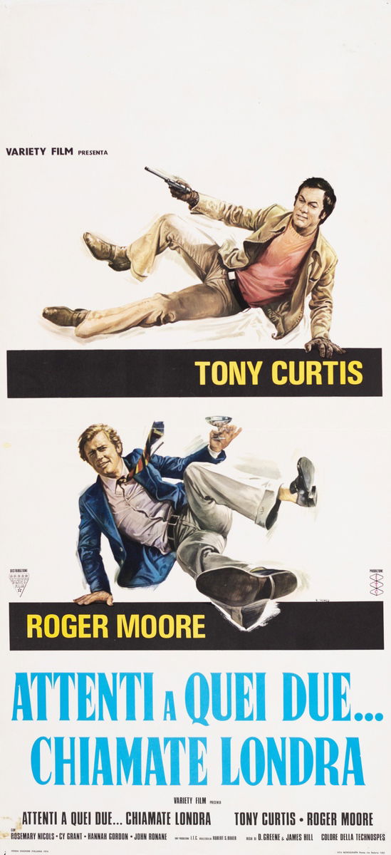 Attenti a quei due... chiamate Londra - Lobby Card 1