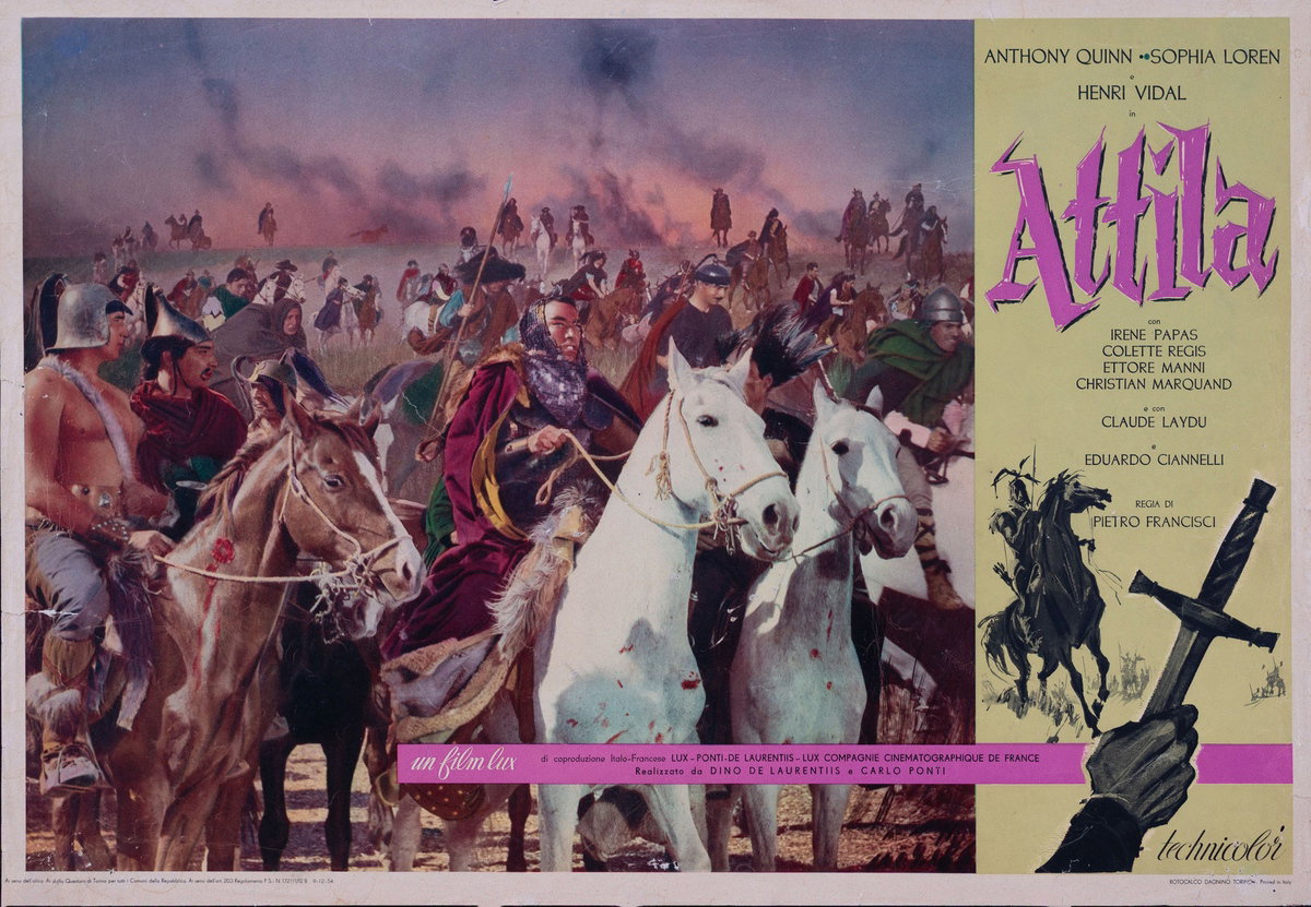 Lobby Card 3 for the film Attila (1954)