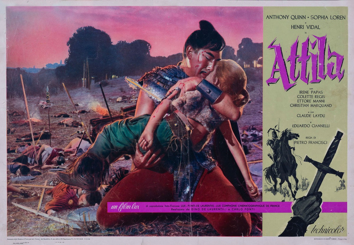 Lobby Card 4 for the film Attila (1954)