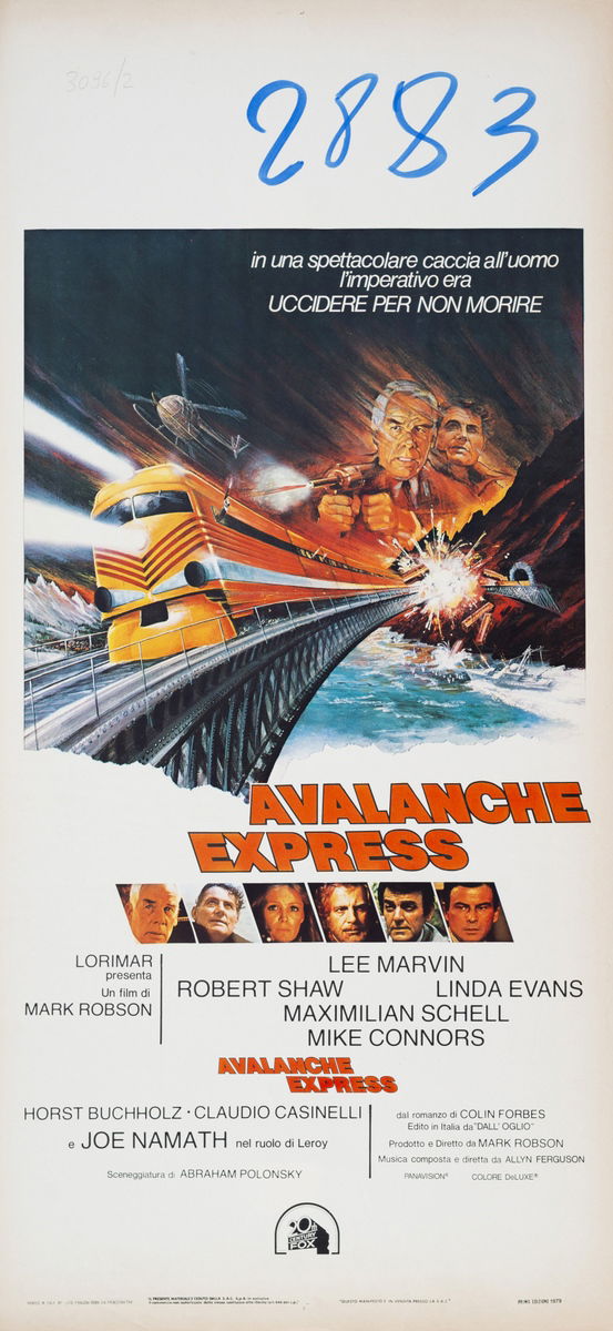 Avalanche Express - Lobby Card 1