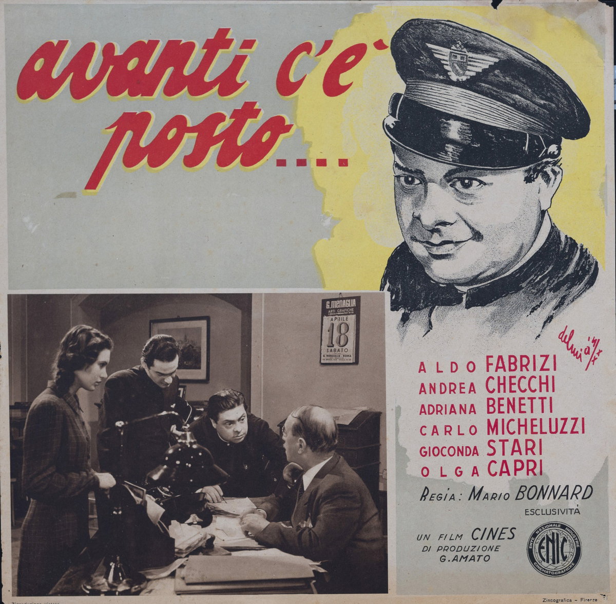 Fotobusta 2 per il film Avanti c'è posto! (1942)