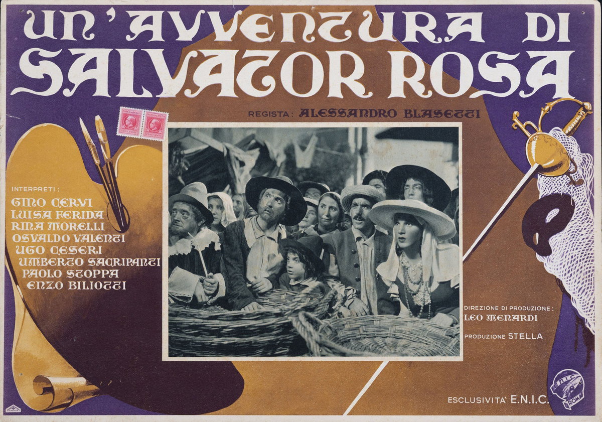 Fotobusta 2 per il film Un'avventura di Salvator Rosa (1939)