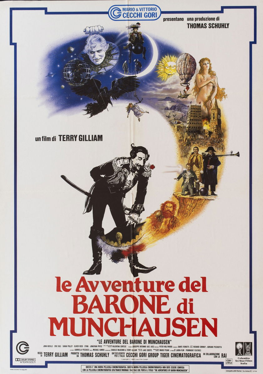 Le avventure del Barone di Munchausen - Manifesto 1
