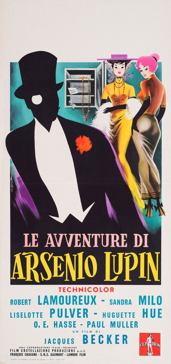 The Adventures of Arsène Lupin - Lobby Card 1