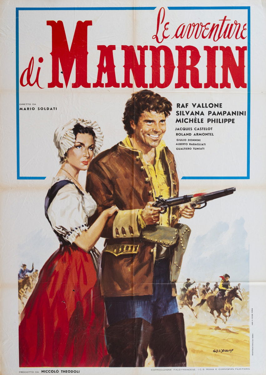 Le avventure di Mandrin - Manifesto 1
