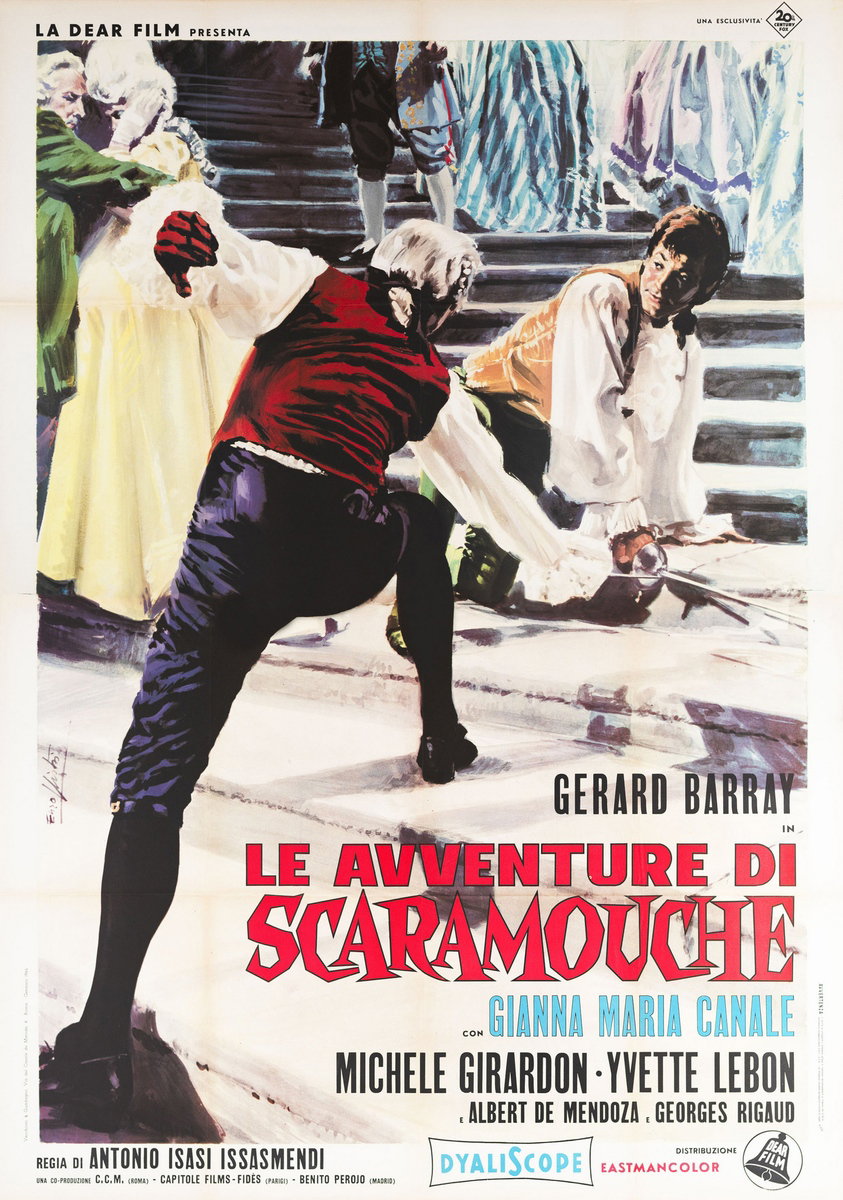 Le avventure di Scaramouche - Manifesto 2