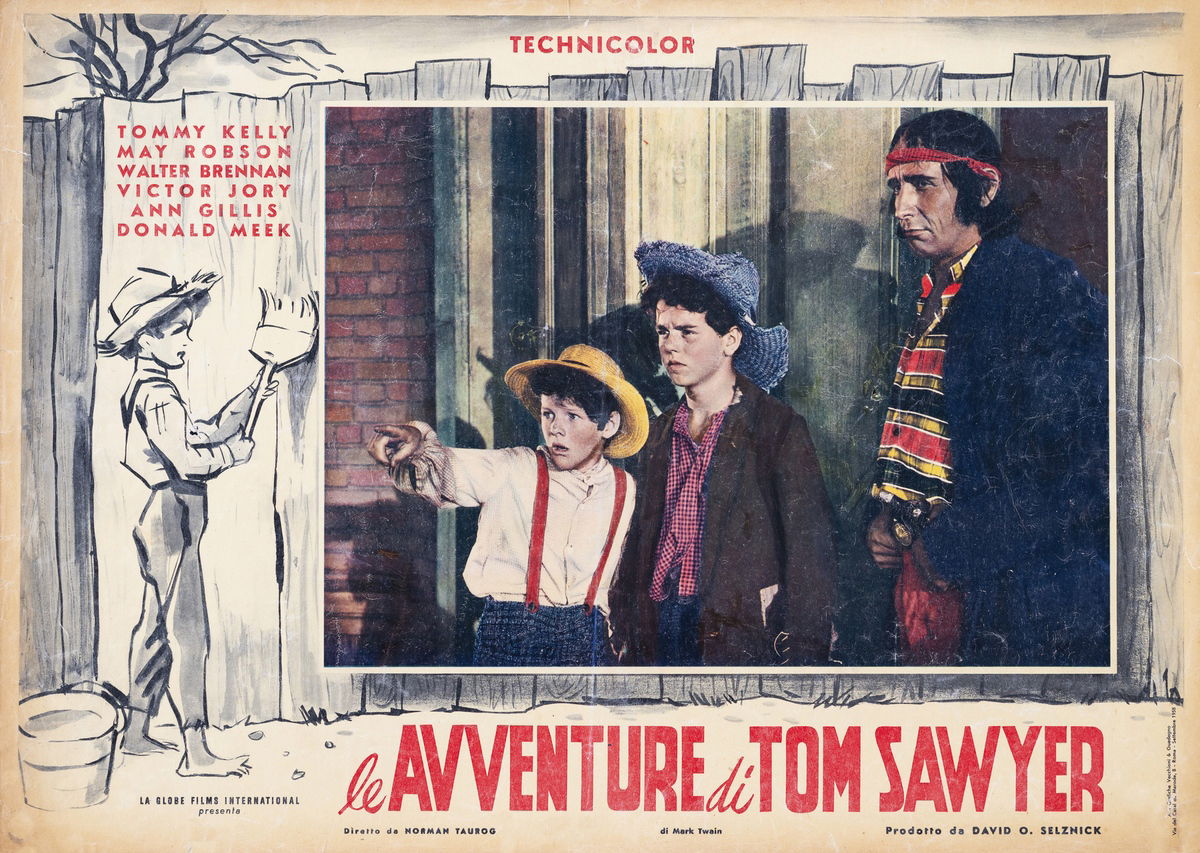 Le avventure di Tom Sawyer - Fotobusta 1