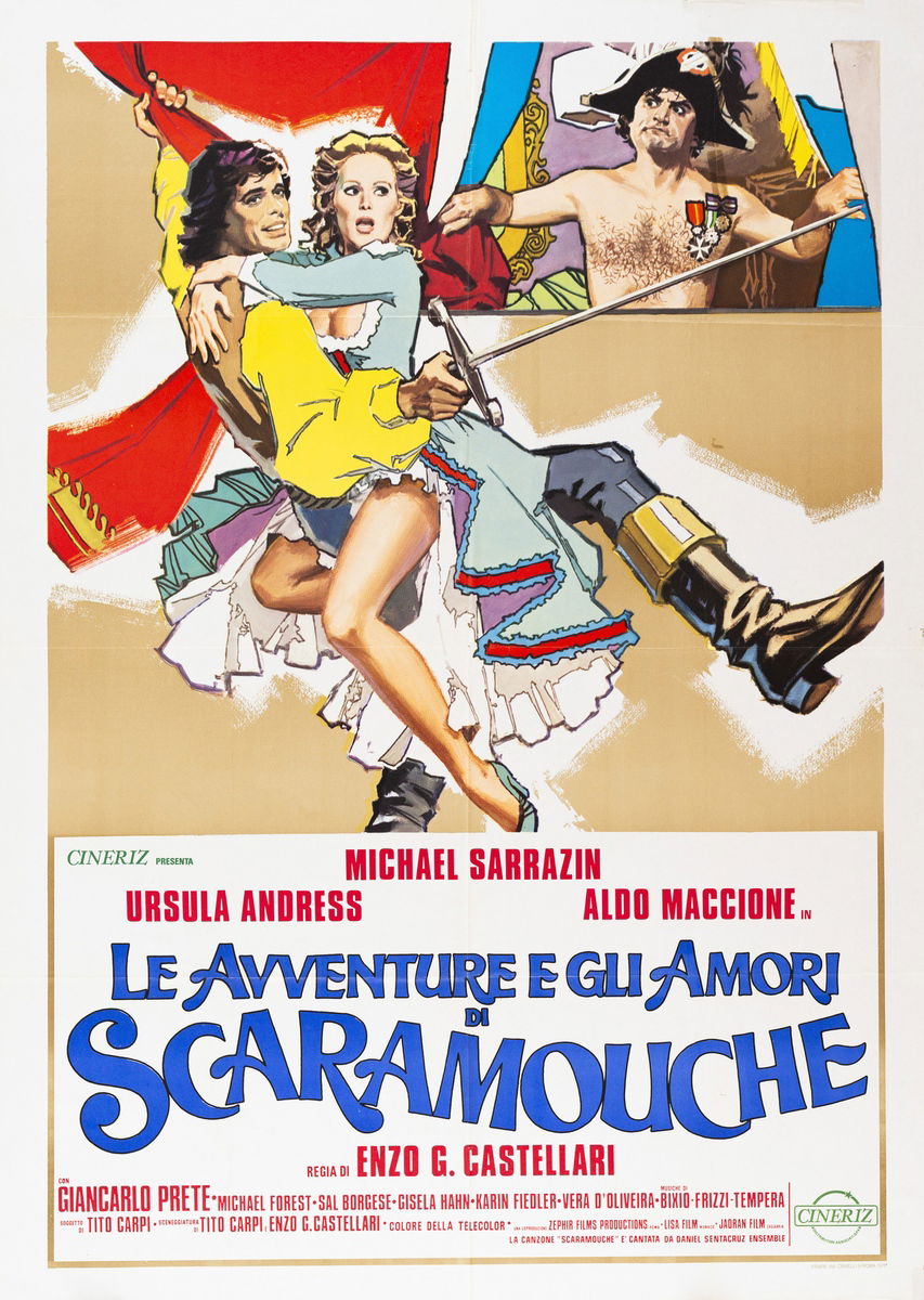 Le avventure e gli amori di Scaramouche - Manifesto 1