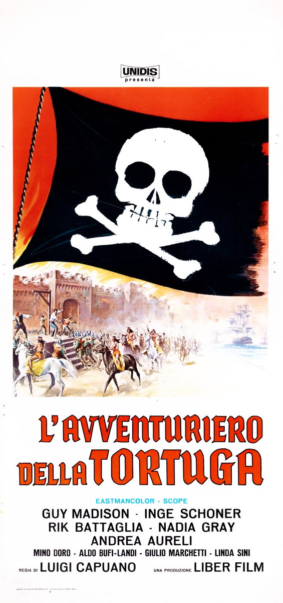 Locandina 2 for the film Adventurer of Tortuga (1965)
