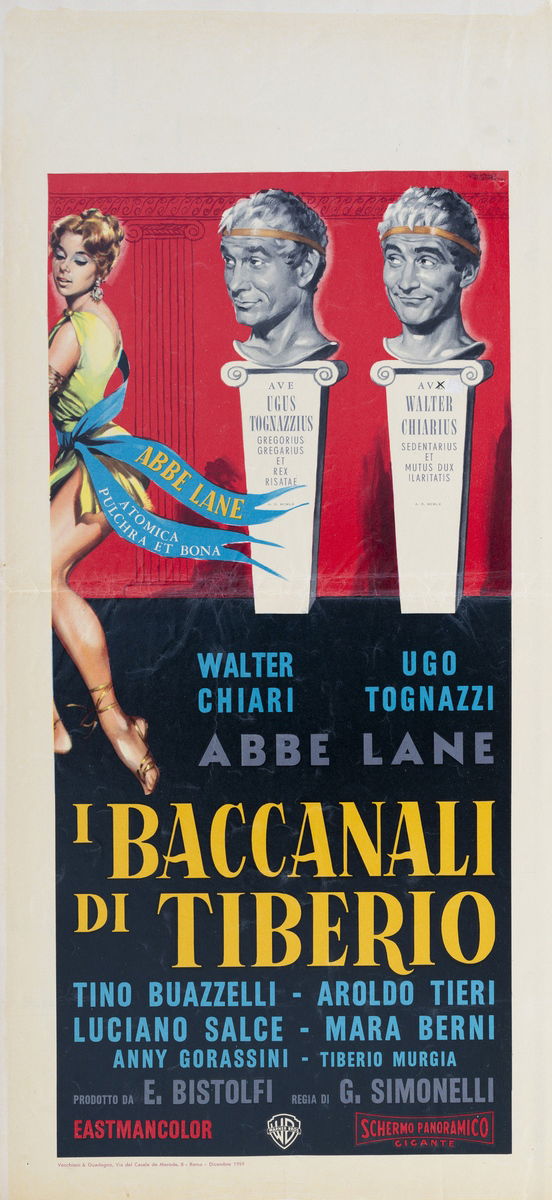 I baccanali di Tiberio - Locandina 1