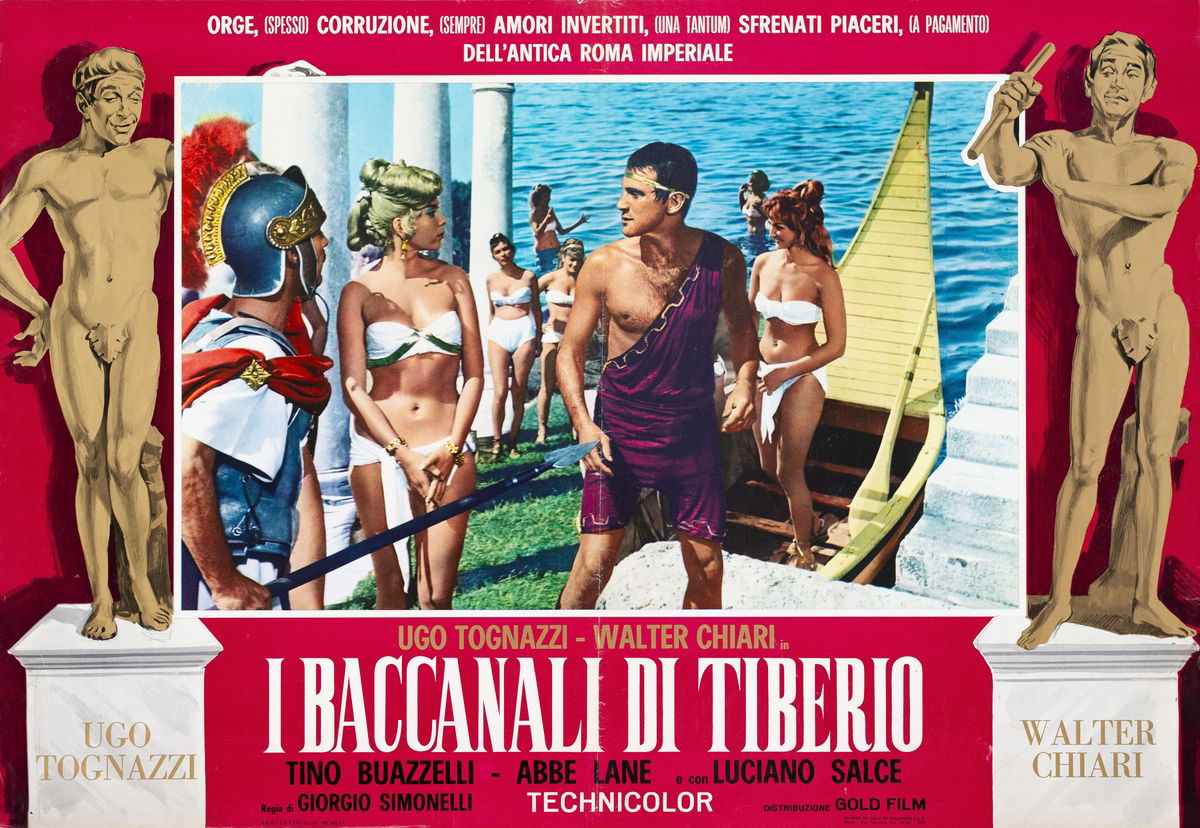 I baccanali di Tiberio - Fotobusta 1