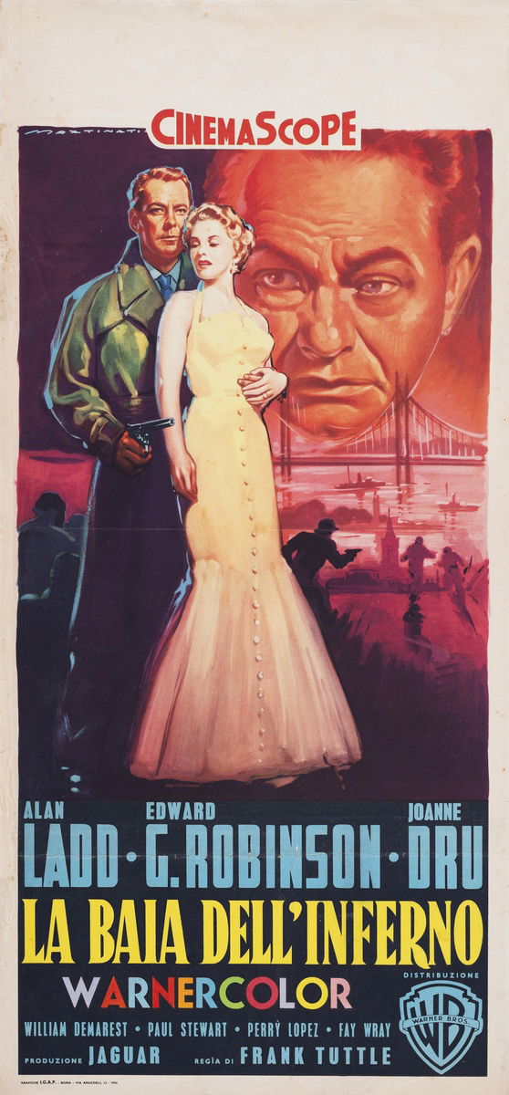 Hell on Frisco Bay - Lobby Card 1