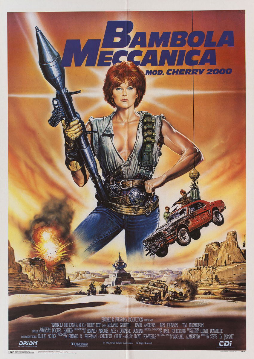 Bambola meccanica mod. Cherry 2000 - Manifesto 1