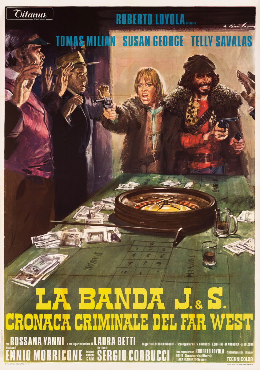La banda J. & S. Cronaca criminale del Far West - Manifesto 1