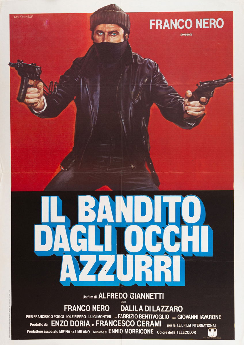 Il bandito dagli occhi azzurri - Manifesto 1