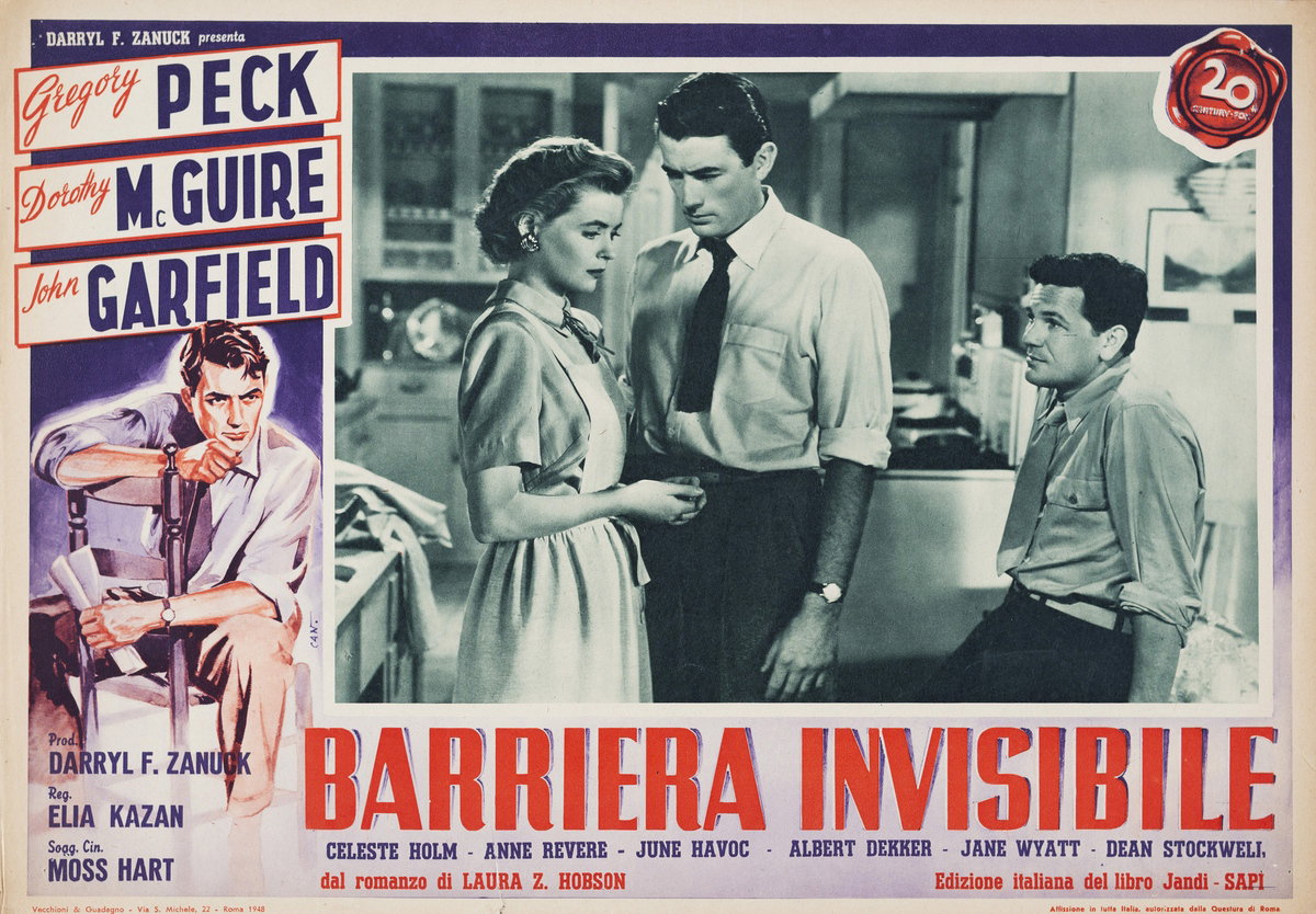Fotobusta 2 per il film Barriera invisibile (1947)