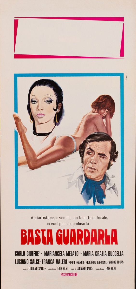 Basta guardarla - Lobby Card 1