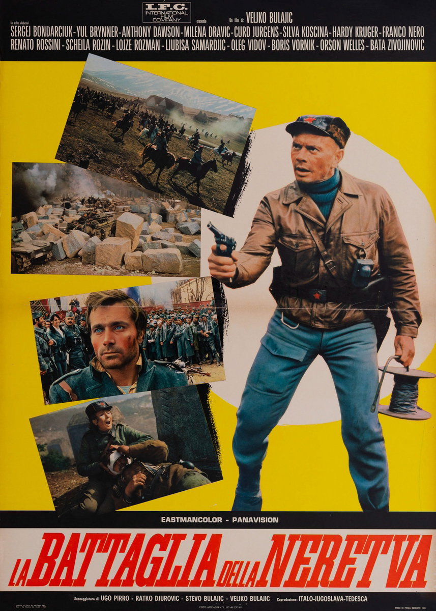 Poster 3 for the film The Battle of Neretva (1969)