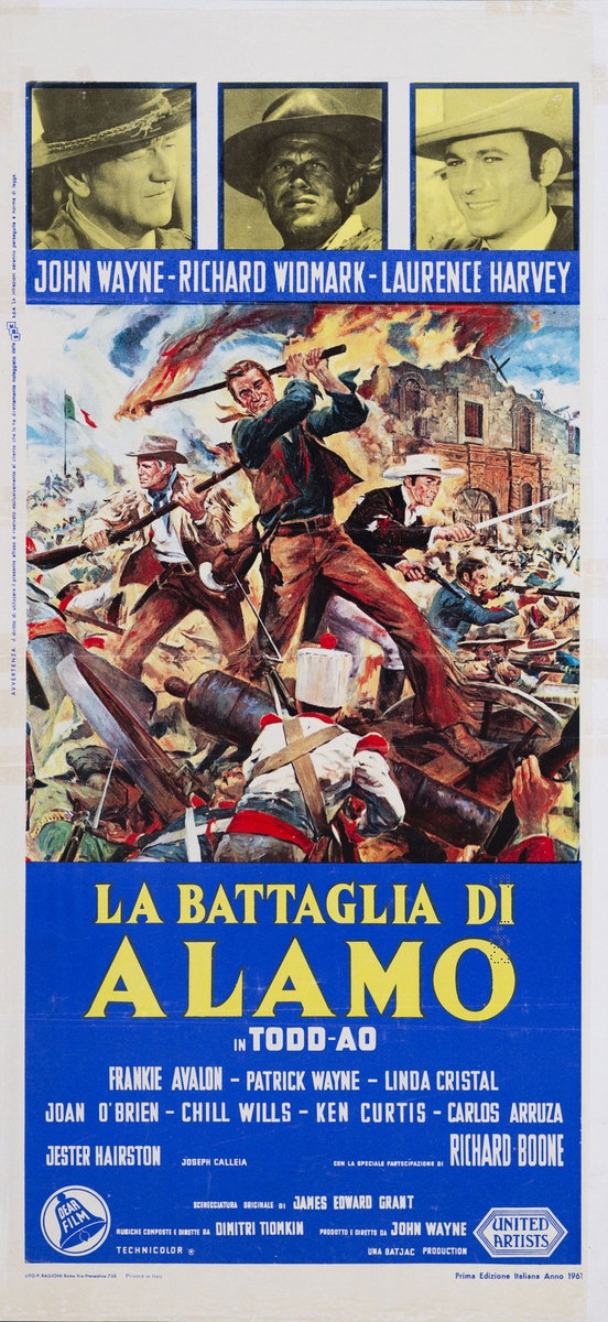 Locandina 3 per il film La battaglia di Alamo (1960)