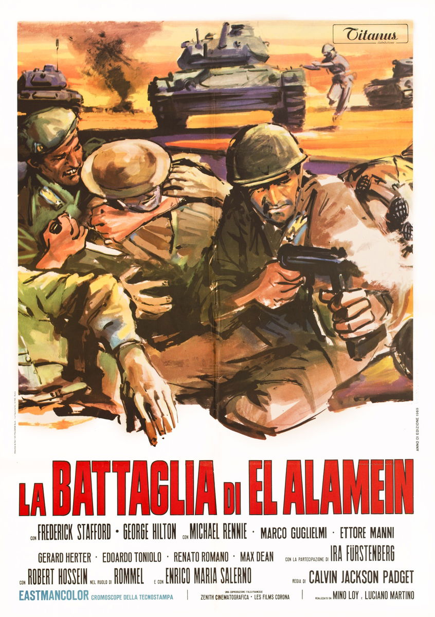 La battaglia di El Alamein - Manifesto 1
